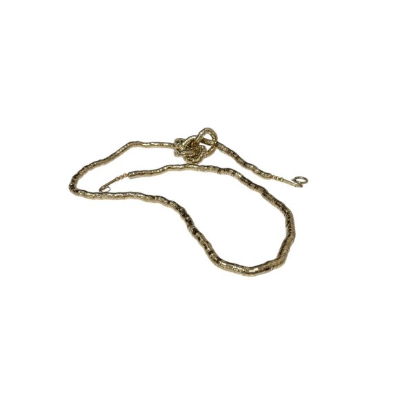 Vintage Bendable Gold Snake Necklace, Design your own Necklace 4 feet long! - Picture 7 of 17